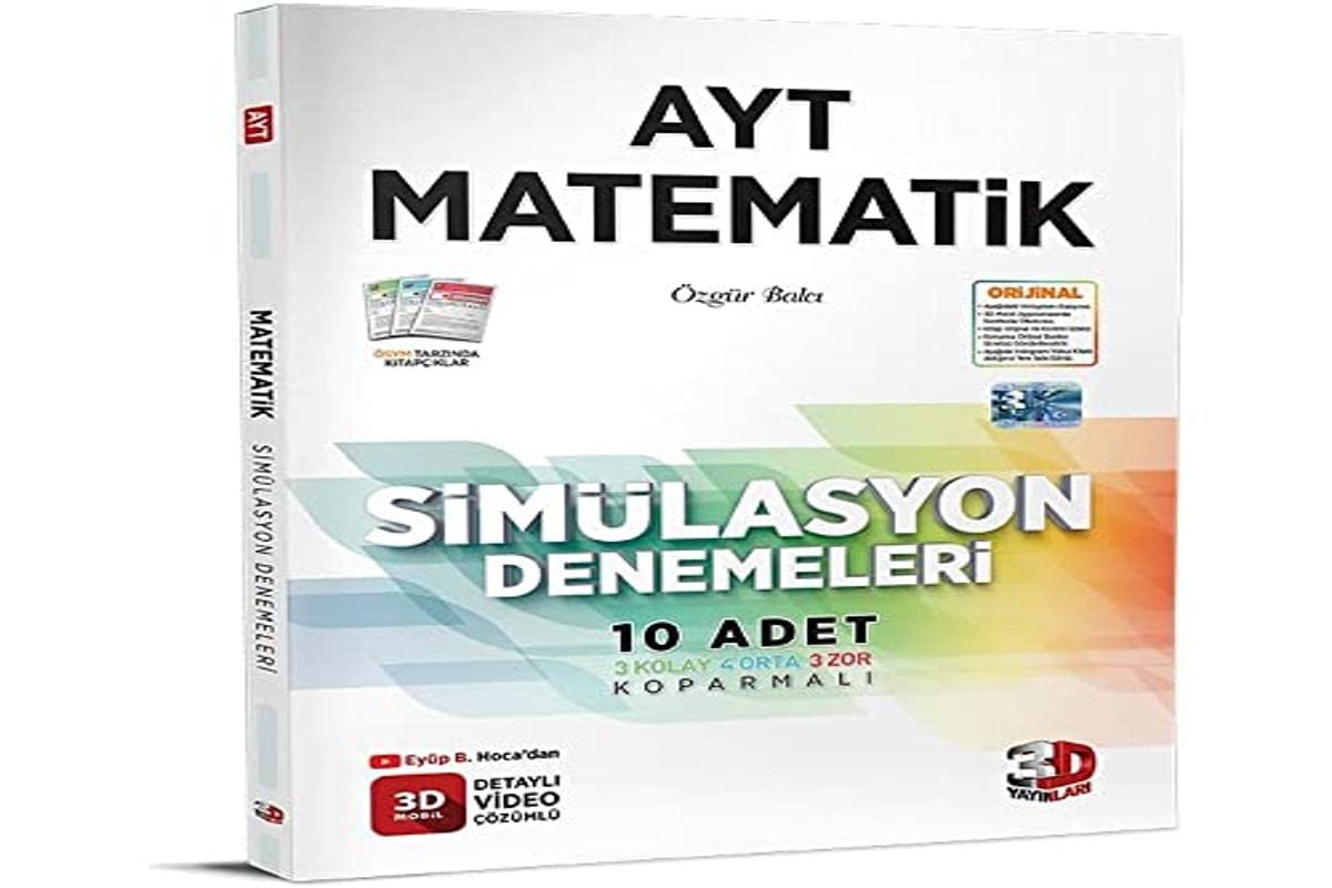 AYT 3D Simülasyon Matematik Denemeleri