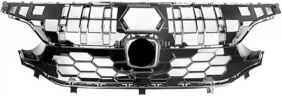Compatible for Civic 11th gen 2022+ MUGEN Racing Grills Car Accessory Front Bumper Grille Centre Panel Styling Upper Grill(Black logo)