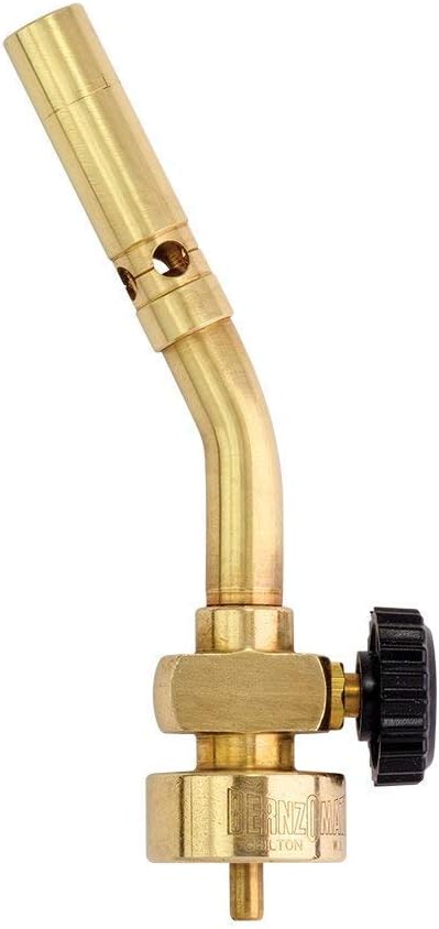 BernzOmatic Basic Use UL2317 Brass Pencil Flame Propane Torch Head(Limited edition)