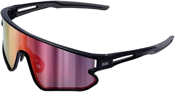 O2O Sport Sunglasses Wrap Around for Men Women Youth Teens Biking Driving Golf Baseball Cycling Fishing Running