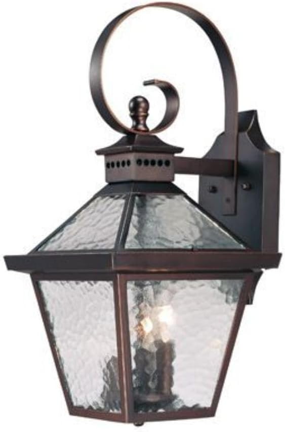 Acclaim 7672ABZ Bay Street Collection 3-Light Wall Mount Outdoor Light Fixture, Architectural Bronze