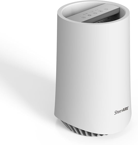Air Purifier for Home, H13 HEPA Filter for Pet Households, Durable 360 Air Intake Covers 516 ft2, Quiet for Bedroom Office Dormitory (Small)