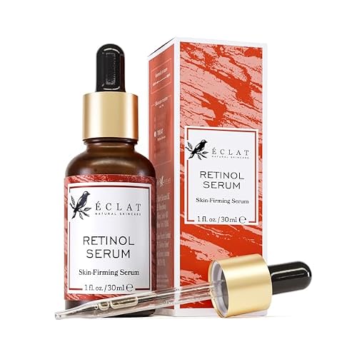 Eclat Skincare Renewing Retinol Serum for Face - Anti Aging Serum with Hyaluronic Acid & Aloe Vera Hydrates and Improves the Signs of Aging Fine Lines, Wrinkles & Dark Spots 1 Fl Oz