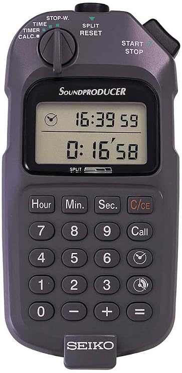 Seiko Timers Stopwatch w Multi-Media Timekeeper