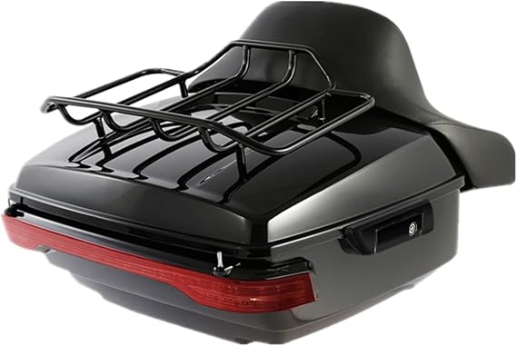 Vivid Black King Tour Trunk Kit Fit for Harley Touring Road King 2014-2025
