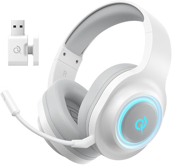QCY HEROAD V200 Gaming Headset for PC/PS5/PS4/Switch Over Ear Headphones