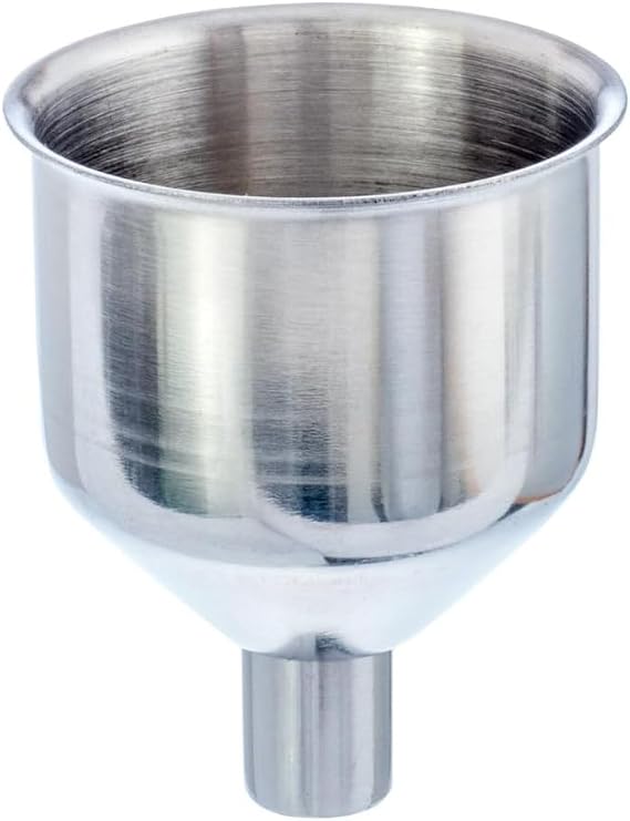 SE Stainless Steel Funnel for Flasks Bottles and Mini Bottles, Small Steel Drink Funnel for Filling Drinking Liquor Flask, Transferring Oil, Juice, Milk -HQ93