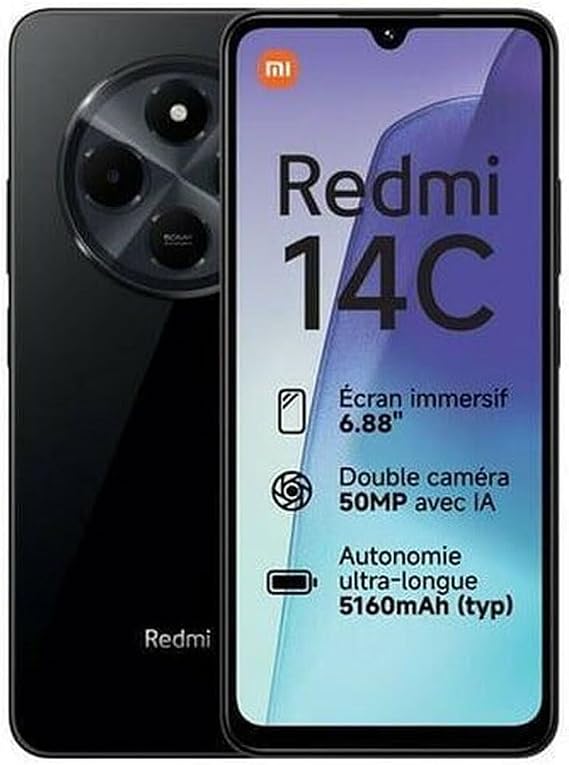Xiaomi Redmi 14C 8GB RAM 256GB Midnight Black