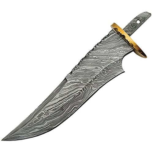 Knifemaking BLSODMB3-BRK Damascus Blade with Sheath