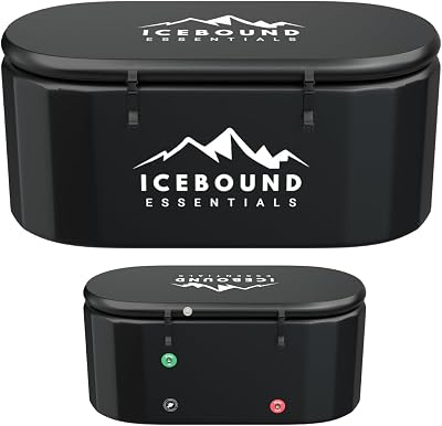 Inflatable Cold Plunge Tub - XL, Black - 150 Gallon Ice Bath - Chiller Compatible Inflatable