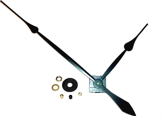High Torque Clock with 17.75 in Long Balanced Black Spaded Hands, No11, Large Wall Clock, DIY, Power, Clock Parts, Repair