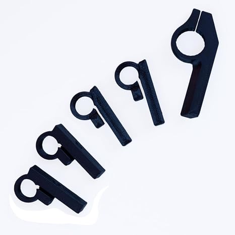 Azeron Tower Joint Kit in Black. 3D PETG Material for Superior Sturdiness and Resilience. Suits Cyborg ll, Cyborg ll Compact, Cyborg and Cyborg-Compact and Keyzen Models Used in The Left Hand.