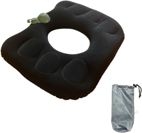 Inflatable Seat Cushion,Donut Pillow,Anti Decubitus Pad,Bed Sore Cushions for Butt,Bedsore Pressure Relief Pillow for Elderly,Bedridden,Disabled
