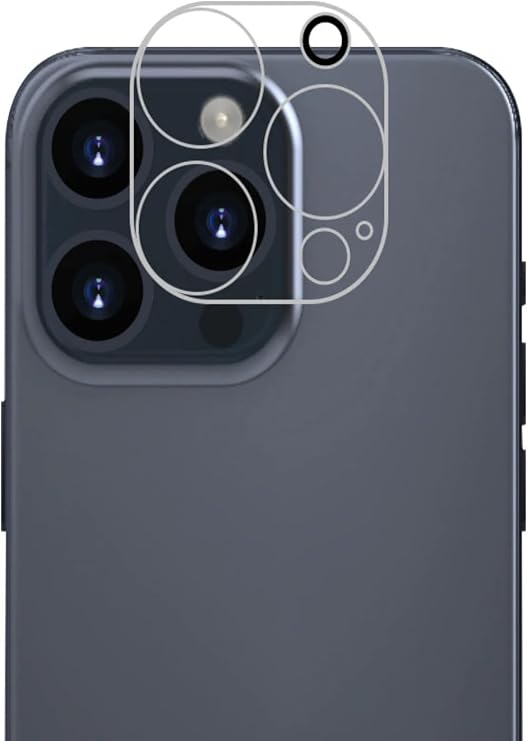 KZY İletişim Apple iPhone 15 Pro Max İle Uyumlu Kamera Lensi Koruma Camı