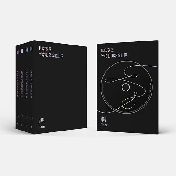 BTS-[Love Yourself 'Tear'] 3rd Album Random Ver CD+Poster+104p PhotoBook+20p Mini Book+1p PhotoCard+1p Staing PhotoCard+Pre-Order Benefit+Extra Photo Card Set K-POP Sealed