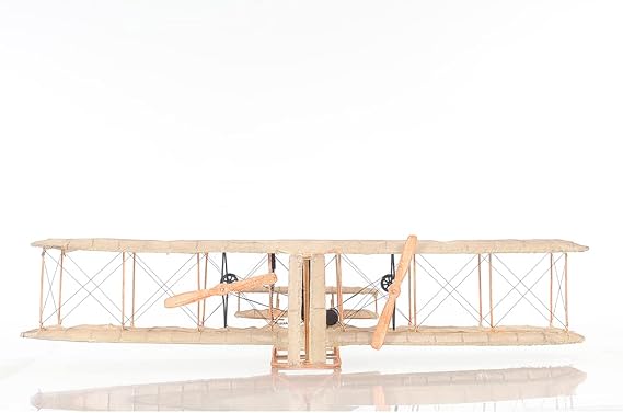 Old Modern Handicrafts Wright Brothers Airplane Model - Elevate Any Space with Timeless Elegance of Model Plane - 33.0L x 17.0W x 7.5H Inches