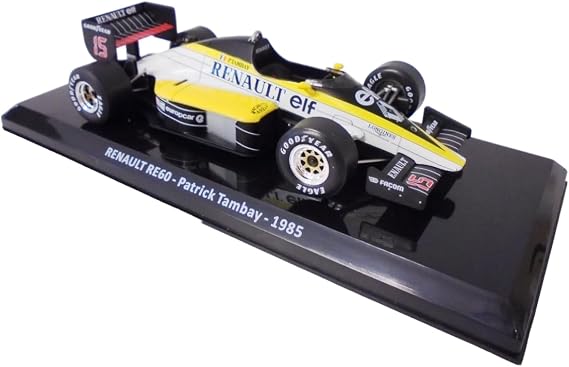 OPO 10 - Formula 1 Compatible with Renault RE60 Patrick Tambay 1985-1/24 Miniature car - OR075