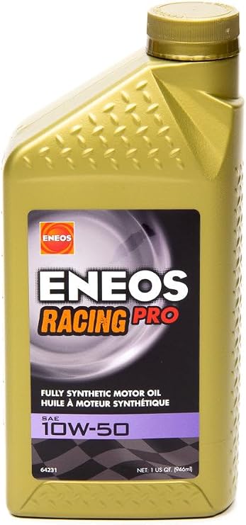 ENEOS RACING PRO 10W-50, 1 Quart, 1 Pack