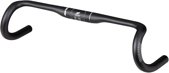 Spank Wing 12 Drop Handlebar - Aluminum, 31.8mm, 44cm, Black