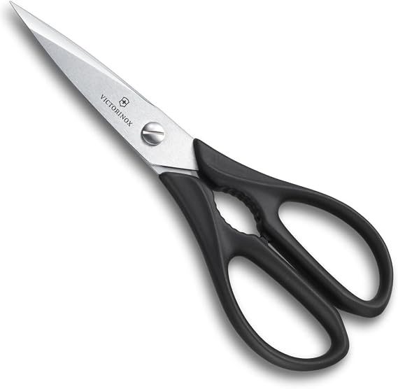 Victorinox Universal kitchen scissors stainless black 20 cm, 7.6363.3