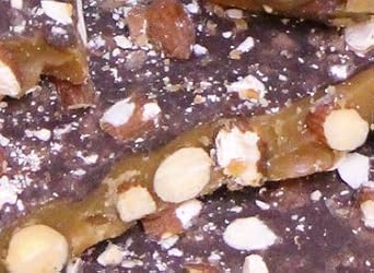 English Toffee w/ Almonds - Semi-sweet Chocolate