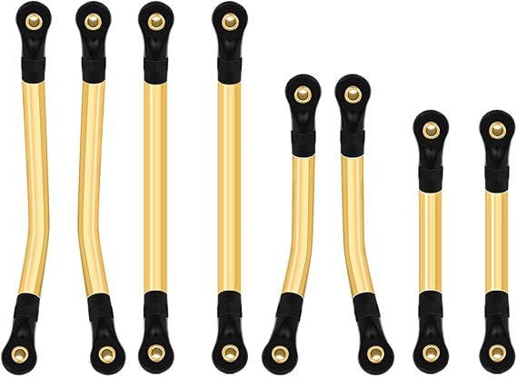 Brass High Clearance Links Set for TRX4M Bronco Defender 1/18 RC Crawler Metal Upgrade Parts, 40g/Set