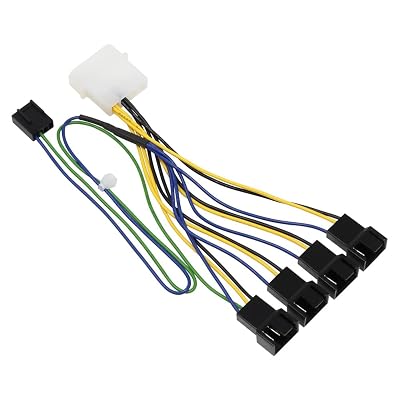 AINEX CA-864PSA Fan PWM Signal 4 Branch Cable, 3.9 inches 10 cm