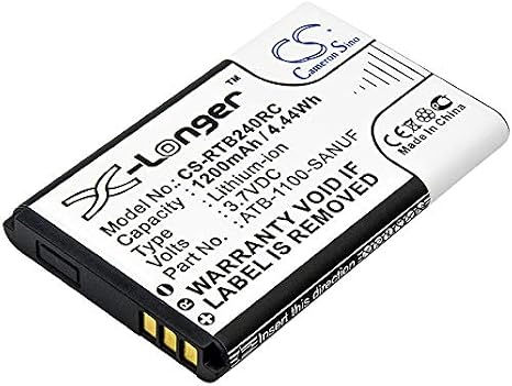 Replacement Battery for PROBAT PRO CONTROL, battery 1200mAh