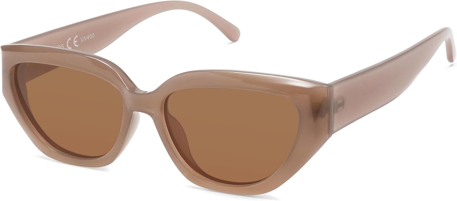 SOJOS Trendy Cute Cat Eye Polarized Sunglasses for Women SJ2237 | Fashion Womens Cateye Shades Sunnies