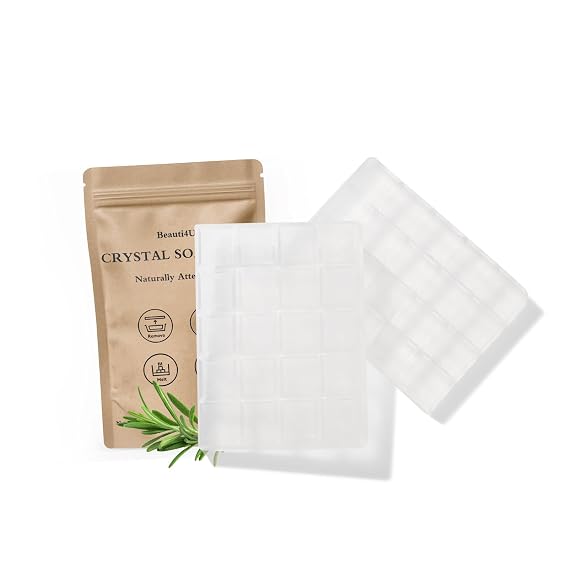 BEAUTI4U 2LB Soap Making Supplies - Clear Glycerin Soap Base - Homemade Supplies for Children And Family