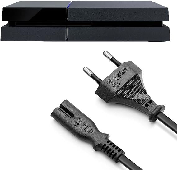 Ps4 Güç Kablosu 1.2m Playstation 4 Fat Kasa Uyumlu Ps4 Kablo Yedek Parça