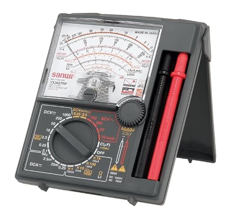 Sanwa YX360TRF Japan quanlity,Anglog multimeter, Pointer Type multimeter Zero Center Instrument 200Mohm Resistance Measurement(YX360TRF)