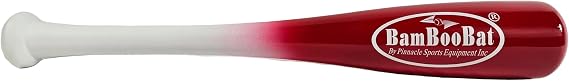 BamBooBat by PINNACLE SPORTS EQUIPMENT INC. Adult Baseball and Softball Wood One Hand Training Bat- 18 Inch or 21 Inch