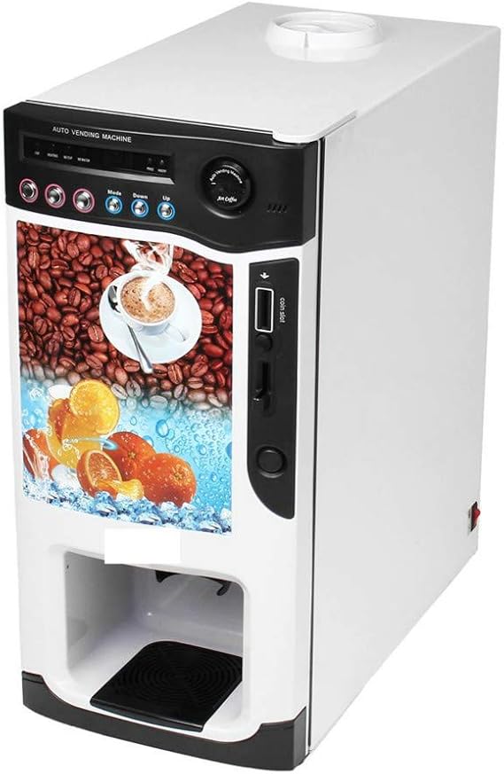 Coffee Machine Smart Coin-Operated Automatic Commercial Instant Coffee Machine Hot and Cold Coffee Machine Milk Tea Juice Beverage Machine