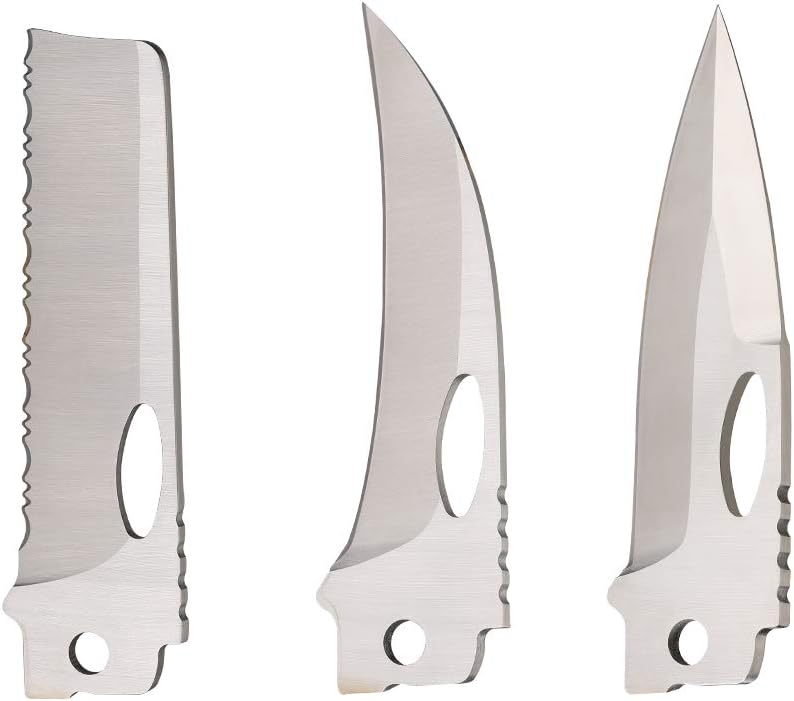 ROXON Replaceable Knife Blades for S802 Phantom and S502 Phantasy BA05serratedBA06talonBA07spear point..
