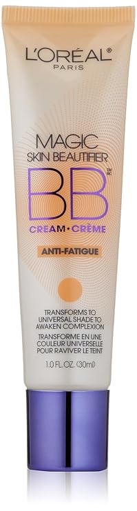 L'Oreal Paris Makeup Magic Skin Beautifier BB Cream Tinted Moisturizer, Anti-Fatigue, 1 fl oz, 1 Count