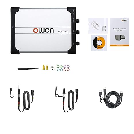 Owon VDS1022I USB PC Oscilloscope, MIT USB Isolation, 25 MHz