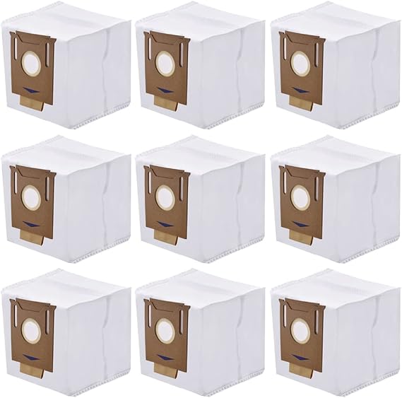 Dust Bags for Ecovacs Deebot T8 N8 T9 N10 Plus Robot Vacuum, 9-Pack