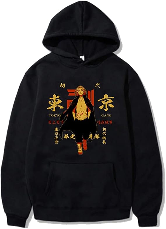 NUFR Unisex Revenger Hoodie-3d Anime Printed Pullover Hooded Sweatshirt Outerwear Jacket Costume for Men and Women