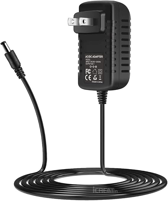 48V Power Cord for Polycom Power Supply is Compatible with VOIP Polycom VVX Models 101, 201, 300, 301, 310, 311, 400, 401, 410, 411, 500, 501, 511, 550, 600, 601, 611, 1500,CCX 500, 600, 700.