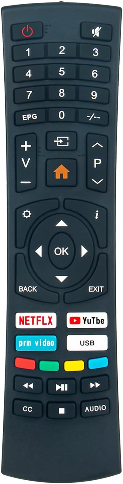 Replacement Remote Control Commander Compatible with BOLVA TV 65SVL20