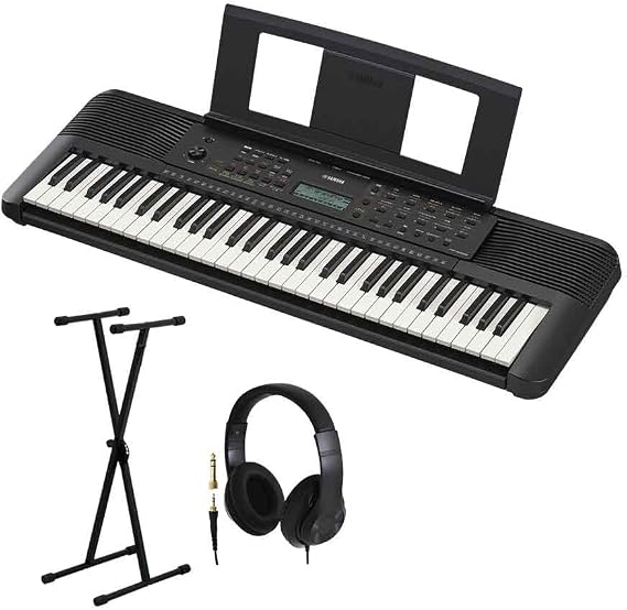 Yamaha PSR-E283 Keyboard 61 Keys Stand Headphone Set for Yamaha