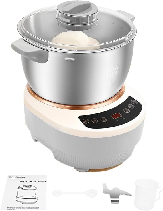 Electric Dough Maker, 5L/5.28QT Stainless Steel Dough Mixer Machine, 200W
