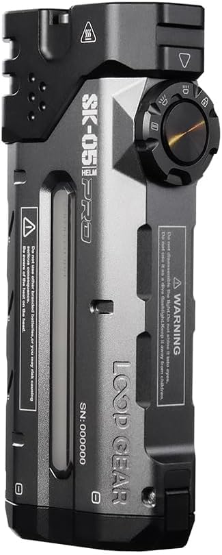 LOOP GEAR SK05PRO 4360LM EDC Flashlight with 8000mAh Battery (5700K)