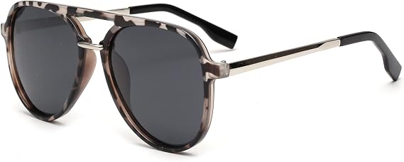 GLINDAR Polarized Aviator Sunglasses Men Women Oversize Driving Glasses