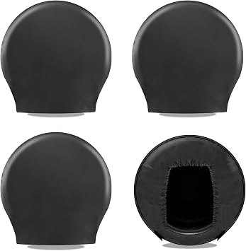 RV Tire Covers,Trailer Wheel Covers,General fit tire Diameter 29-31",RV, Truck, SUV, Tough tire Wheel Protection Trucks,Trailers, campervans Wheel Cover,4 Pack-Black A (Black-L4)