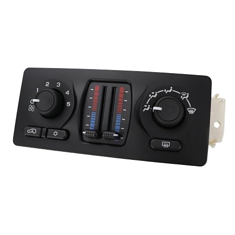 599-210XD HVAC Heater AC Climate Control Module Switch Panel Compatible with Chevy Avalanche Silverado Subrban Tahoe GMC Yukon Sierra Enovy Cadillac Escalade Isuzu Ascender Buick Rainier Saab 9-7X