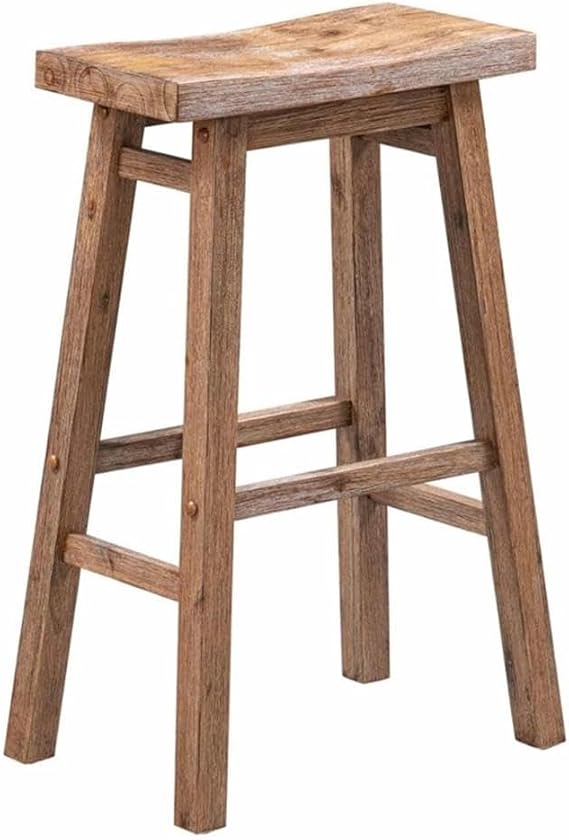 Boraam Sonoma Stool, Bar Height, Barnwood Wire-Brush