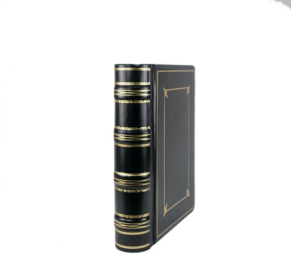 Hylson Minute Books from Blumberg (Binder Only, Letter Size, 500 Page Capacity, Black Leather)