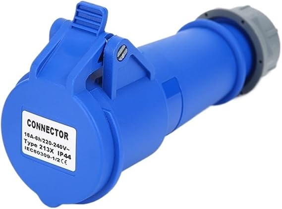 32A 3 Pin 220V-250V IP44 2P+E Electrical Waterproof Industrial Male/Female Connector Power Supply Industrial Plug and Socket(223x 32a 3pin)